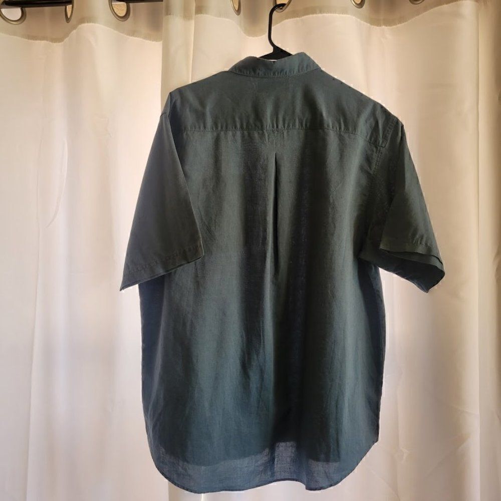Columbia Mens short sleeved Light blue button down Large - Picture 4 of 10
